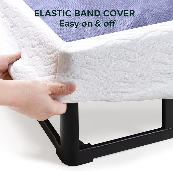 ZINUS 7 Inch Twin XL Metal Smart Box Spring with Quick Assembly, Mattress Foundation, Strong Metal Frame, Easy Assembly