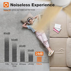 addlon Ceiling Fans with Lights, 32inch Low Profile Ceiling Fan with Light and Remote Control, Flush Mount, Reversible, 3CCT, Dimmable, Quiet, White Small Ceiling Fan for Bedroom Indoor/Outdoor Use