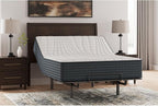 Signature Design by Ashley Hybrid 1200 12" Firm Moisture Wicking Mattress with Charcoal-Infused Gel Memory Foam and Edge Support for Pressure Relief and Temperature Regulating, Queen, Fiberglass Free