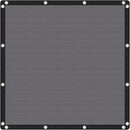 VICLLAX 90% Shade Fabric Sun Shade Cloth with Reinforced Grommets, Outdoor Sun Screen Fabric for Outdoor Patio Garden Pergola Cover Canopy 6x6 FT, Dark Grey