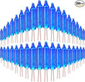 Mudder 200 Count 2.5V Christmas 50/100/150/200 Count Mini Incandescent Wire String Lights Replacement Bulbs Indoor/Outdoor Christmas Lights Decorations for Home Xmas Tree(Blue)