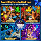 Star Projector for Kids Night Light Projector, 【3 Films+ 30 Sounds】 Lullaby Sound Machine Baby Sound Machine with Light, 【93 Effects+ Remote】 Best Toys for Kids Toys, [3 Brightness+ Timer]