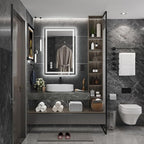 24x36 Inch Led Mirror for Bathroom with Front Light and Backlit, Dimmable Anti Fog Wall Bathroom Mirror with Led Lights, Water Proof, Decor Vanity Mirror