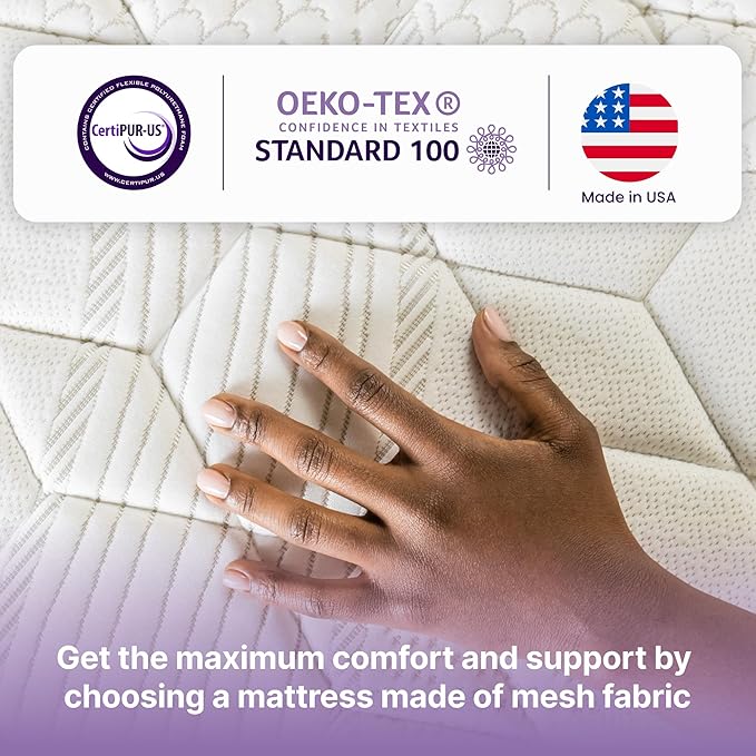 NapQueen Queen Mattress, 12 Inch Victoria Hybrid Cooling Gel Infused Pocket Spring and Memory Foam Mattress, Queen Size Mattress Bed in a Box, CertiPUR-US Certified, Fiberglass-Free Mattress