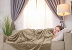 Utopia Bedding Fleece Blanket King Size Camel 300GSM Luxury Fuzzy Soft Anti-Static Microfiber Bed Blanket (90x102 Inch)