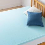 Best Price Mattress 1.5 Inch Ventilated Memory Foam Mattress Topper, Cooling Gel Infusion, CertiPUR-US Certified, Dorm Essentials, Twin XL