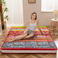 MAXYOYO Full Size Futon Floor Mattress Shikibuton Sleeping Mats for Adults, Floor Futon with High-Density Foam, Portable Mattress for Living Room, Guest Room, Bohemian C