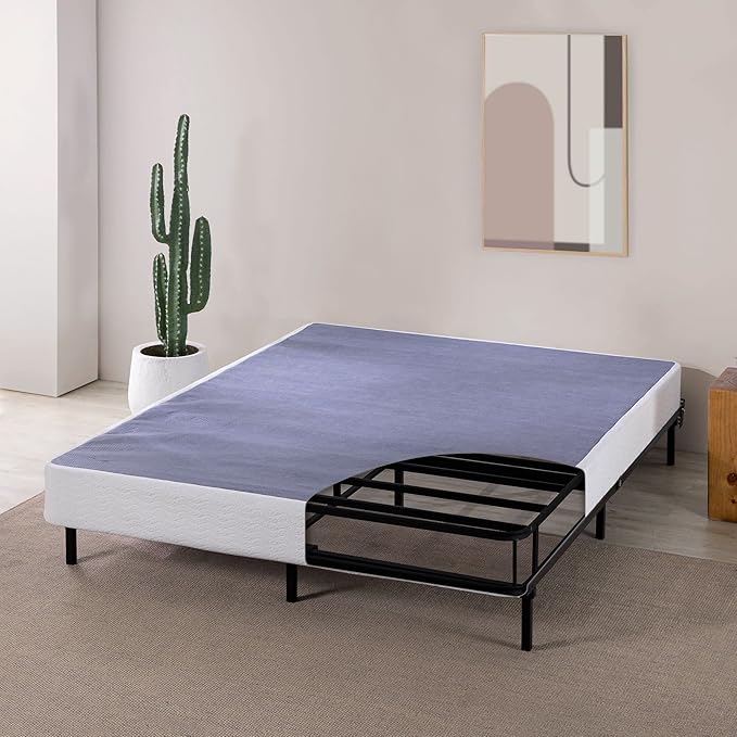 ZINUS 7 Inch King Metal Smart Box Spring, Mattress Foundation, Strong Metal Frame, Easy Assembly