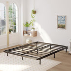 California King Box Spring Bed Base 2 Inch, Low Profile Metal Cal King Box Spring Bunkie Board 2 Inch, 3000 Lbs Max Weight Capacity Mattress Foundation, Noise-Free, Easy Assembly