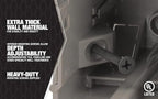 Southwire MSBMMT1G 1 Gang Multi Mount Device Box with Depth Adjustable; Heavy Duty 42lb