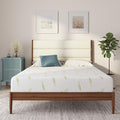 NapQueen Queen Size, 8 Inch Anula Green Tea Infused Memory Foam Mattress, Bed in a Box, CertiPUR-US Certified Mattress