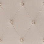 Flash Furniture Cambridge Tufted Upholstered King Size Headboard in Beige Fabric