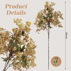 Zeyune 3 Pcs Fall Artificial Dusty Plum Stem Plum Sedum Berry Stem Autumn Faux Berry Picks Branches Faux Spray for Home Halloween Thanksgiving Farmhouse Mantel Harvest DIY Decorations (Green)