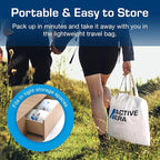 Active Era Luxury Camping Air Mattress with Built in Pump - Queen, USB Rechargeable Pump, Travel Bag for Tent Camping