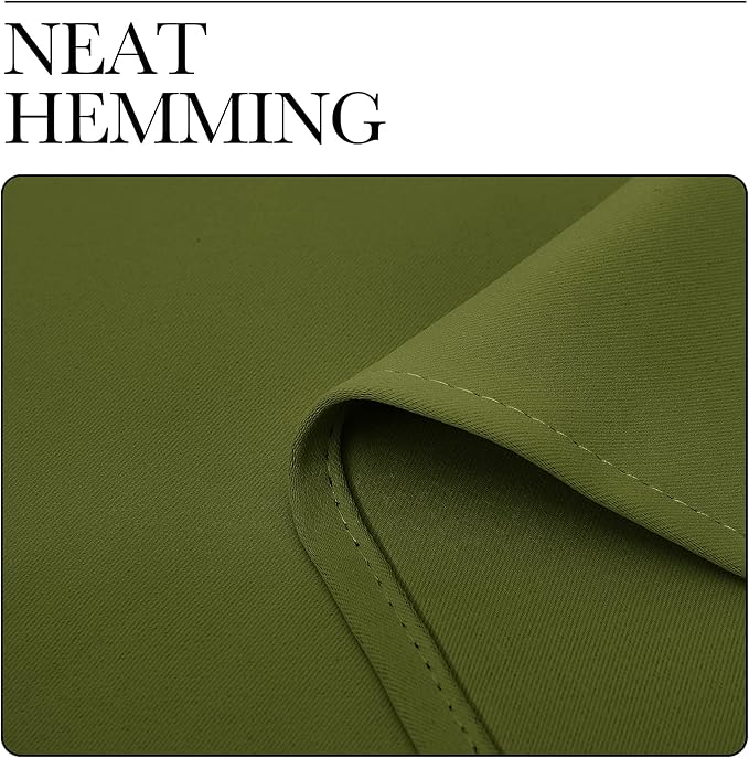 NICETOWN Olive Green Blackout Curtains 102 inches Length for Living Room, 2 Panels, 55" Wide, Thermal Insulated Long Drapes for Large Window