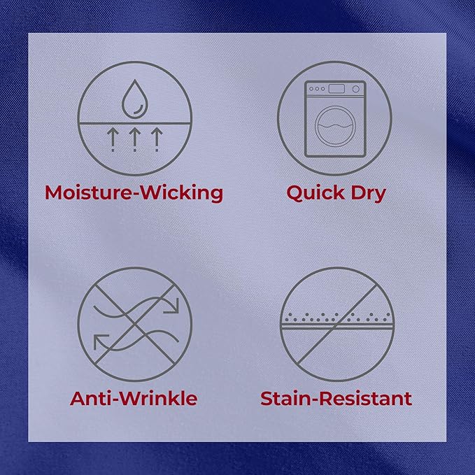Mellanni Extra Deep Split King Sheets - 5 PC Iconic Collection Bedding - Hotel Luxury, Ultra Soft, Cooling Bed Sheets - Wrinkle, Fade, Stain Resistant (Split King, Royal Blue)