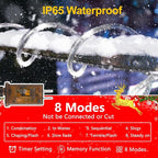 KNONEW 328FT 1000LED Rope Lights for Outside,Outdoor String Lights Waterproof 8 Modes Clear Tube Light for Indoor,Bedroom,Wedding,Garden,Patio,Christmas,Tree,Rv,Holiday Decoration(Cold White)