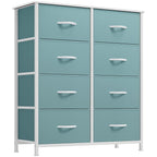 YITAHOME Fabric Dresser for Bedroom, Tall Storage Dresser with 8 Drawers, Black Dresser & Chest of Drawers, Storage Drawer Organizer for Closet, Bedroom, Living Room