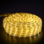 GouTonG LED Rope Lights, Warm White 110V 3000K, Indoor or Outdoor, 20ft, Perfect for Deck, Garden, Patio, Landscape Lighting, Bedroom Décor, Waterproof, Ideal for Backyards, Decorative Lighting