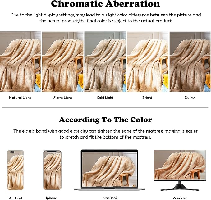 NEWCOSPLAY Super Soft Queen Blanket Brown Premium Silky Flannel Fleece Leaves Pattern Lightweight Bed Blanket All Season Use (Brown, Queen(90"x90"))