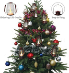 12Pcs Hand-Brushed Red Mini Lanterns for Vintage Christmas Table Decorations – 6Inch Small Candle Lanterns for Western Cowboy Camping Halloween Weddings Party Centerpiece & Hanging Ornaments