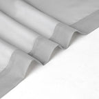 Chyhomenyc Light Grey Sheer Curtains 63 Inch Length 2 Panels, Light Filtering Airy Rod Pocket Window Curtain Treatment Drapes for Bedroom Living, Each 42Wx63L Inches