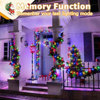 Ollny Outdoor Christmas Lights 1000LED 328FT, Multicolor Fairy Lights IP67 Waterproof, Plug in String Light with Remote 8 Modes Timer, Xmas Light for Outside Indoor House Tree Decorations