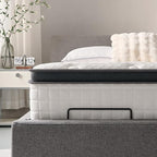 California King Mattress 12 Inch, Hybrid Cal King Size Mattress in a Box, Medium Feel, 3 Layer Premium Foam with Pocket Springs for Motion Isolation and Pressure Relieve, 84"x72"x12", 100-Night Trial