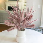 7 PCS Artificial Fall Stem Fake Plants, 26 in Fake Leaves Autumn Greenery Branches Fall Flowers Faux Foliage DIY Stems for Vase Thanksgiving Home Kitchen Office Indoor Centerpiece Table Decoration