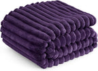 Bedsure GentleSoft Purple Throw Blanket for Couch - Super Soft Cozy Blankets for Women, Cute Small Blanket for Girls, 50x70 Inches