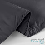 Utopia Bedding Comforter Duvet Insert, Quilted Comforter with Corner Tabs, Box Stitched Down Alternative Comforters Queen Size (Grey)