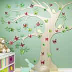24pcs 3D Vivid Special Man-Made Lively Butterfly Art DIY Decor Wall Stickers Decals Nursery Decoration, Bathroom Décor, Office Décor, 3D Wall Art, 3D Crafts for Wall Art Kids Room Bedroom