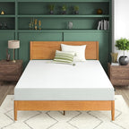ZINUS 8 Inch Green Tea Memory Foam Mattress, Full, Fiberglass Free, Patented Custom Contour Support, Sturdy Base Foam, CertiPUR-US Certified, Mattress in A Box, White