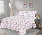 RUVANTI Flannel Sheets Full Size - 100% Cotton Double Brushed Bed Sheets Set, Deep Pockets 16 Inches, All Seasons Breathable & Extra Soft Full Sheets, Warm & Cozy, 4 Piece, Bali