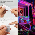 VOOKRY Fairy Lights Battery Operated Mini Starry String Lights, 12 Pack 30 LEDs 10 ft Silvery Copper Wire Lights Multicolor, Works for DIY Wedding Centerpiece, Party, Table, Christmas Decorations