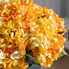 10PCS Faux Hydrangea Flower Hydrangea Artificial Flowers Hydrangea Bouquet Faux Flower Table Centerpieces for Home Wedding Bridal Bouquet Office Party DIY Floral Decor