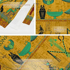 Batmerry Egyptian Tapestry, Egyptian Eye of Horus Or Eye of Ra Picnic Mat Hippie Trippy Tapestry Wall Art Meditation Decor for Bedroom Living Room Dorm, 51.2 x 59.1 Inches, Gold