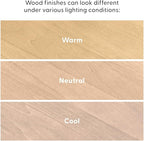 Plank+Beam Solid Wood Console Table, 36 Inch, Sofa Table, Narrow Entryway Table for Hallway, Behind The Couch, Living Room, Foyer, Easy Assembly, Blonde