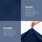 Utopia Bedding Fleece Blanket Throw Size Navy 300GSM Luxury Anti-Static Fuzzy Soft Microfiber Blanket for Couch, Sofa and Bed (60x50 Inch)