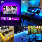 Tv Led Backlight,Maylit 14.3ft Led Strip Lights for 65-75in Tv,USB Powered Tv Lights kit with Remote,RGB Bias Lighting for Room Decor