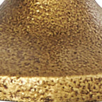Deco 79 Metal Abstract Decorative Candle Holder Mushroom Inspired Candle Stand, Set of 2 Candlestick Holder 11", 14" H, Gold