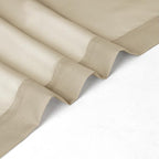 Chyhomenyc Taupe Sheer Curtains 30 inch Length 2 Panels, Light Filtering Voile Rod Pocket Short Window Curtians for Bathroom Living Room Farmhouse Small Windows, 42Wx30L inches