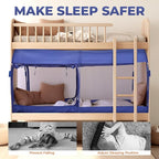 Alvantor Mosquito Net Bed Canopy Tents Dream Privacy Space Twin Size Sleeping Tents Indoor Pop Up Portable Frame Breathable Cottage Blue (Mattress Not Included)