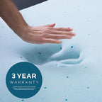 LUCID - LU30FF30GT Lucid 3 Inch Gel Infused Memory Foam Mattress, Full