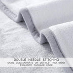 Soft King Size Blanket All Season Warm Fuzzy Microplush Lightweight Thermal Fleece Blankets for Couch Bed Sofa,90x108 Inches,Gray
