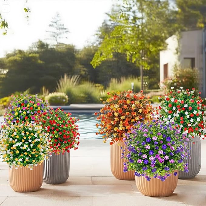 2 Pack 23'' Artificial Xmas Tree,Fake Boxwood Topiary Ball Trees with Spike Outdoor Christmas Decoration,Faux Shrubs Evergreen Blooming Plants Bushes for Urn Filler Porch Potted Entrance Driveway