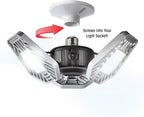 Ontel Beyond Bright LED Garage Light - Ultra-Bright, White Light that is Energy Efficient, Durable, Long-Lasting and Easy to Install (Pack of 4)