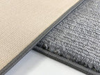 Custom Length Cut to Size Wide Width Carpet Runner Rug for Hallways, Skid Resistant Latex Rubber Backed, 31 inch Wide X Customized Length, Stripe Grey, 31 inch X 11 feet