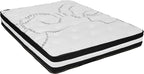 Flash Furniture Capri Comfortable Sleep 10" Hybrid Pocket Spring and Foam Mattress in a Box, Foam Pocket Spring Hybrid Mattress, Pressure Relief, Full
