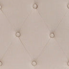 Flash Furniture Cambridge Tufted Upholstered Twin Size Headboard in Beige Fabric